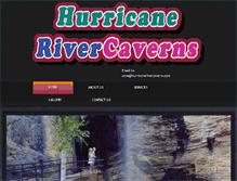 Tablet Screenshot of hurricanerivercaverns.com